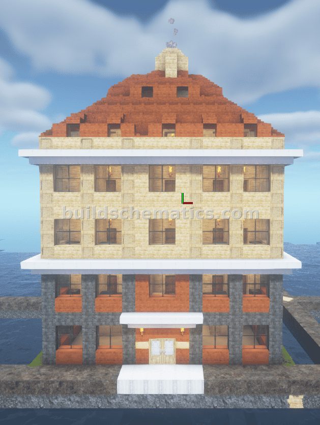 Six Story Hotel With Furnished Rooms