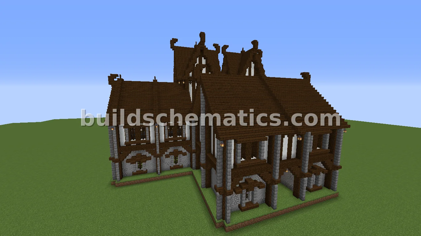 Medieval Town Building 10 Structure — view 2