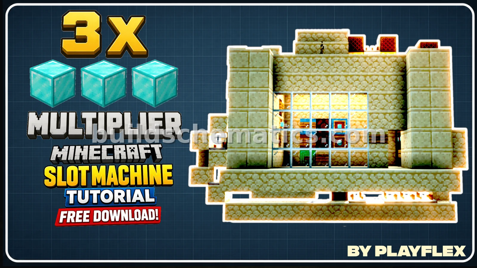 3X Multiplier Slot Machine Redstone Casino