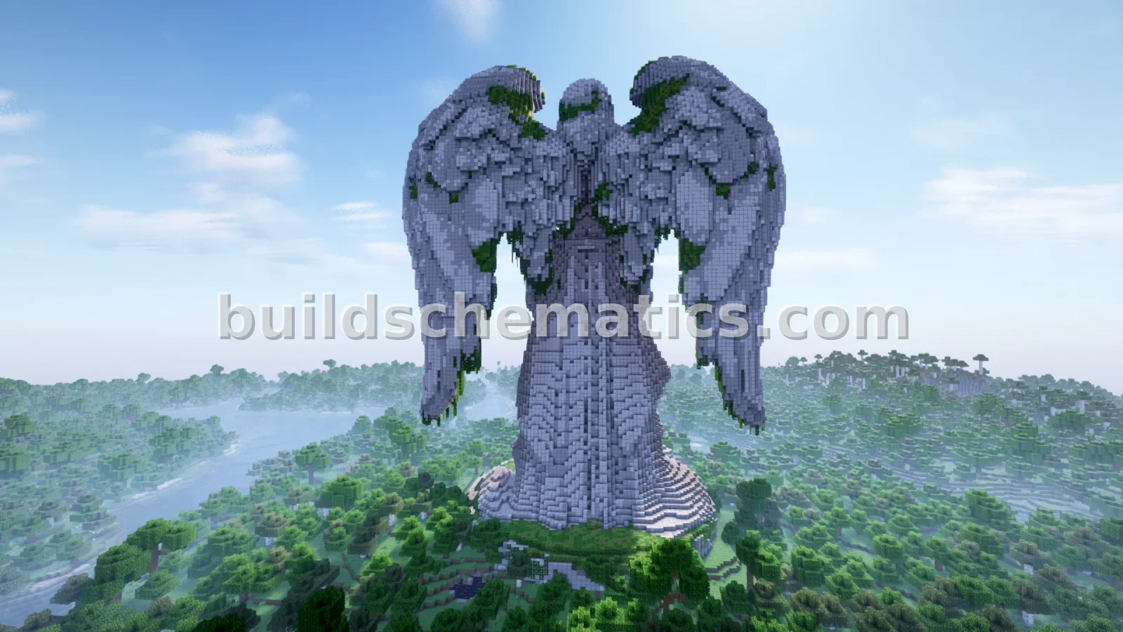 Ancient Angel Statue Build — view 2