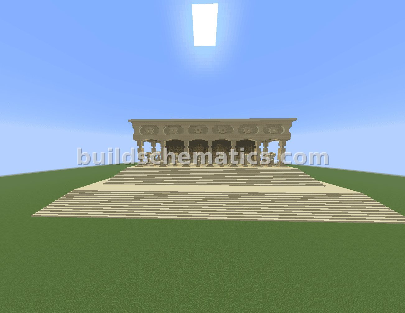 Egyptian Temple Trading Hall — view 3