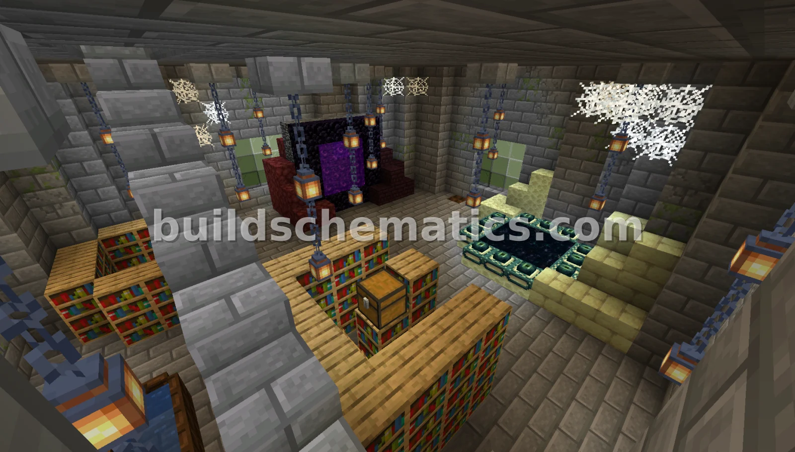 Warlock Tower Magical Minecraft Build — view 2