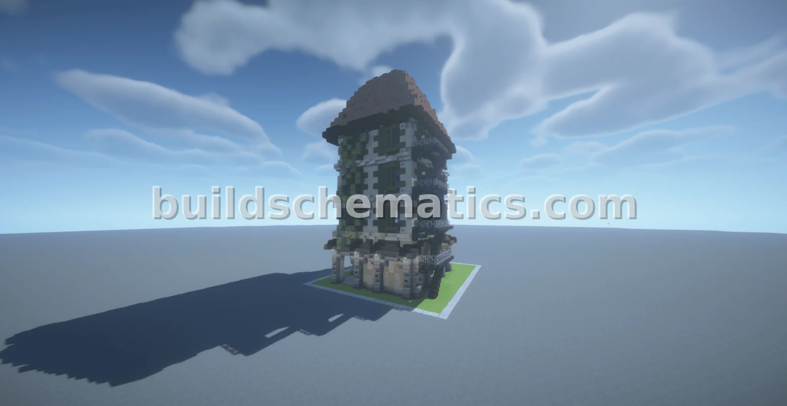 Medieval Stone And Timber Tower