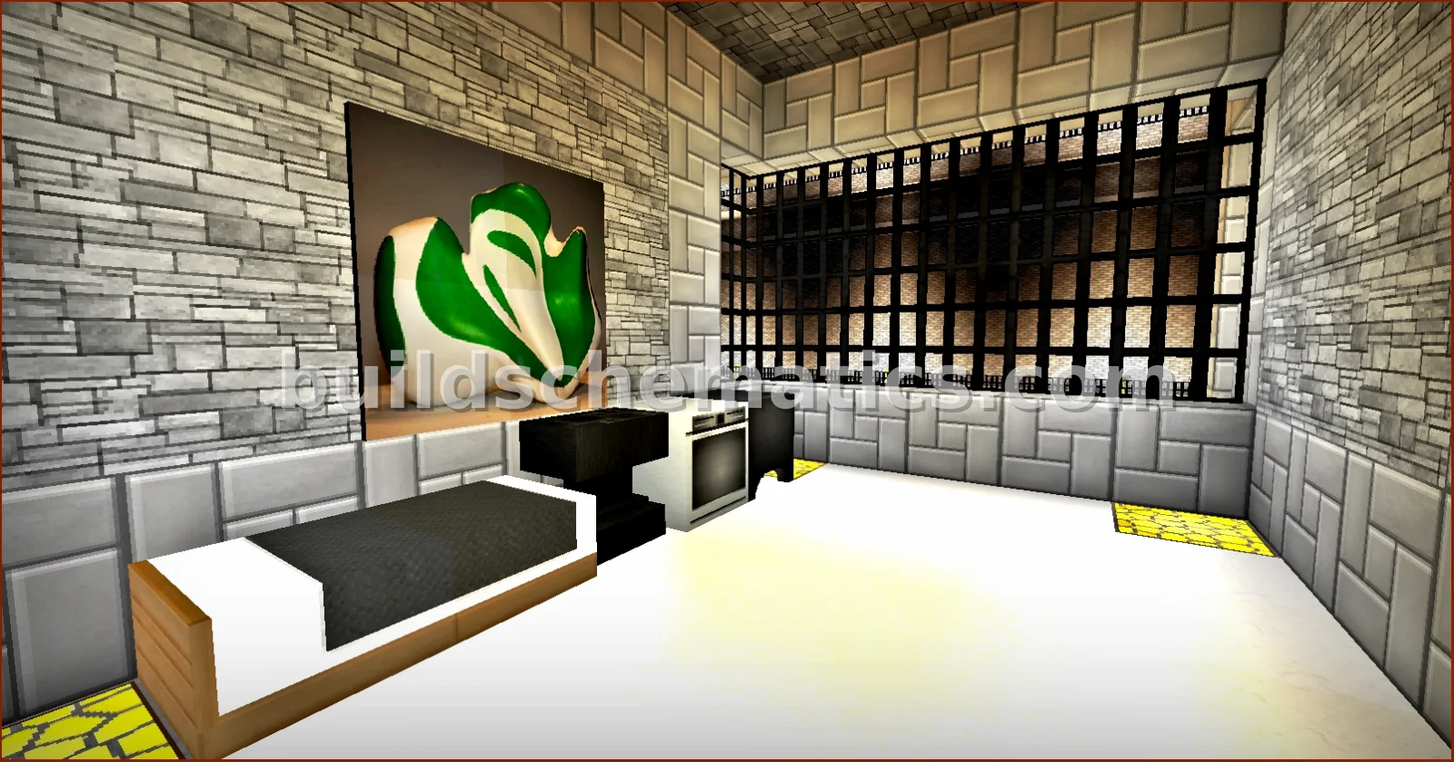 Radeon Prison with Redstone Control — view 3