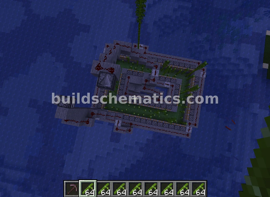 Compact Bamboo Farm - Redstone Farm — view 3
