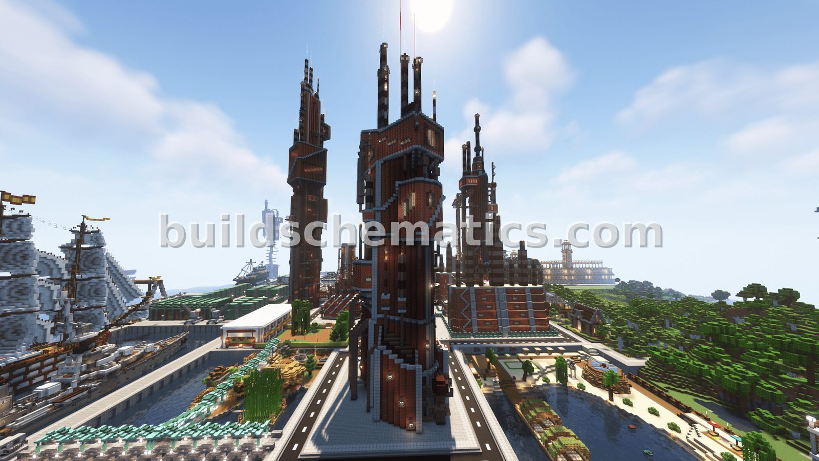 Steampunk Tower Model — view 2