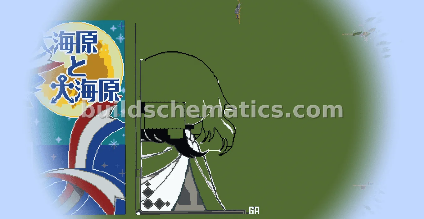 The Gray Garden Pixel Art Recreation — view 2