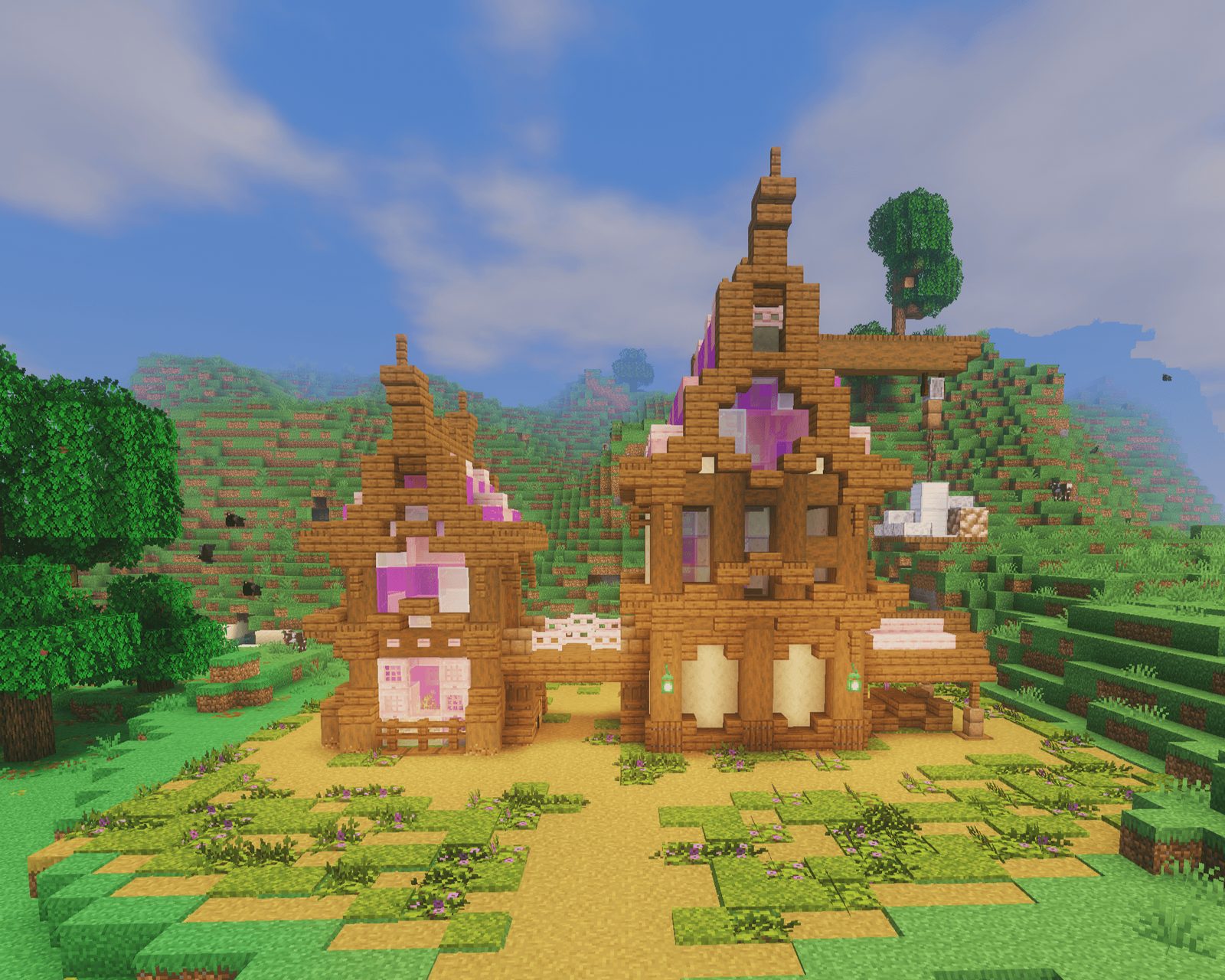 Fantasy Iron Farm Structure
