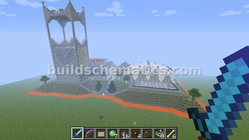 Fortress Cathedral with Lava Moat