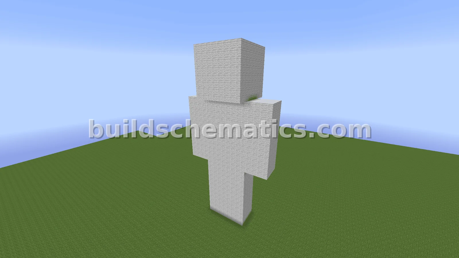 Blank Skin Statue Structure