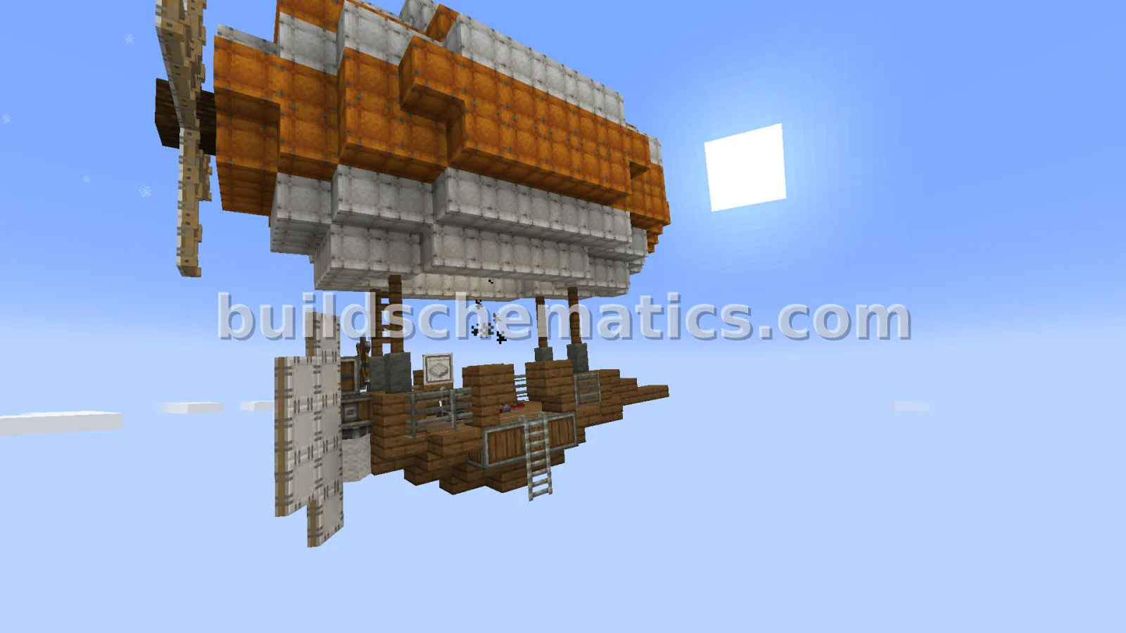 Compact Flying Airship Schematic