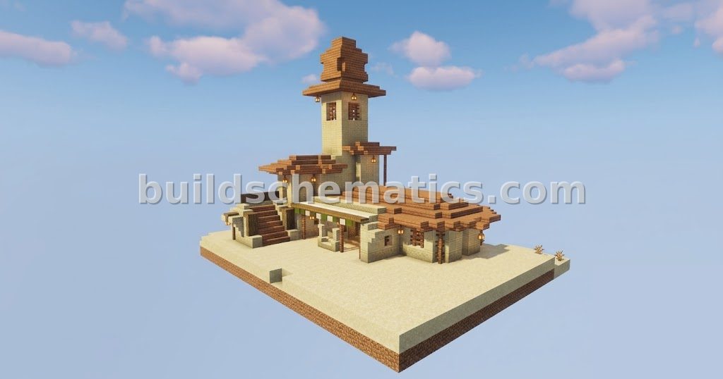 Frontier Watch Base Sandstone Desert Outpost