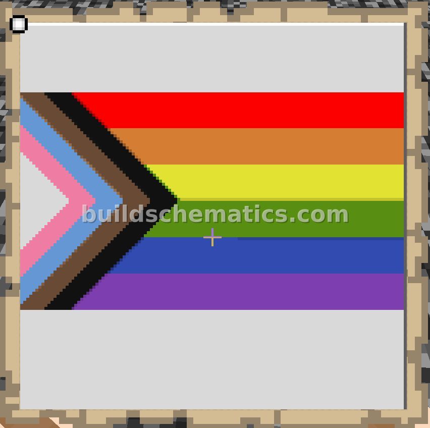 Pride Flag Map Art — view 2