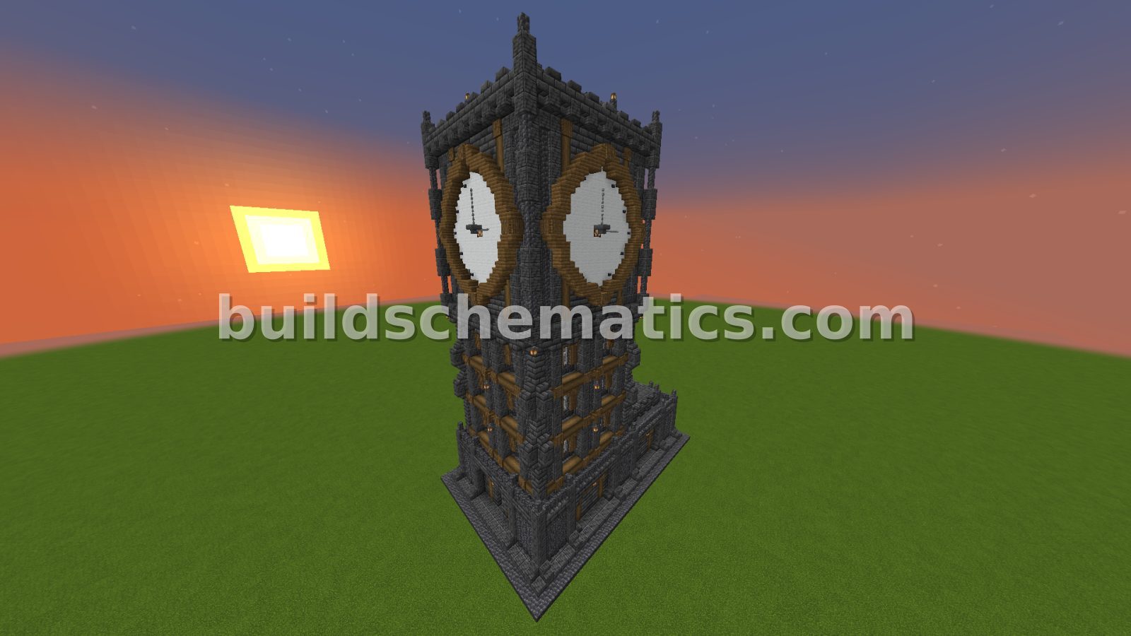 Cobblestone Generator Clock Tower