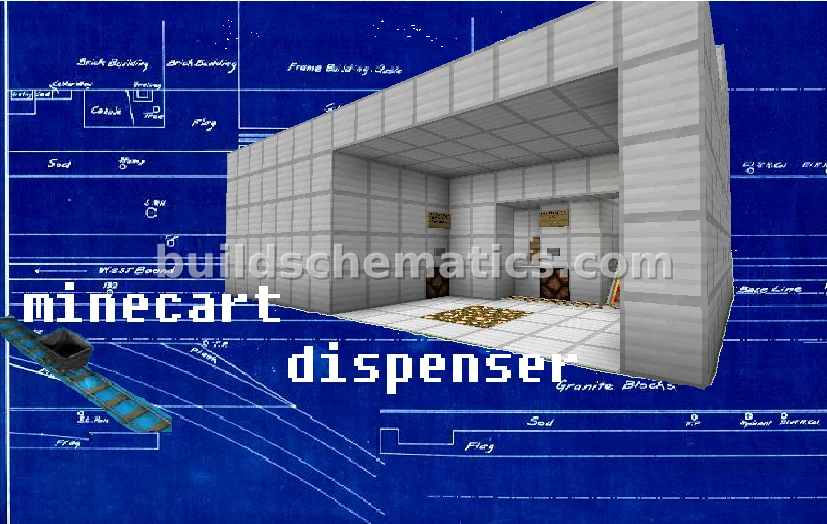 Minecart Dispenser with Lights and Sound — view 2