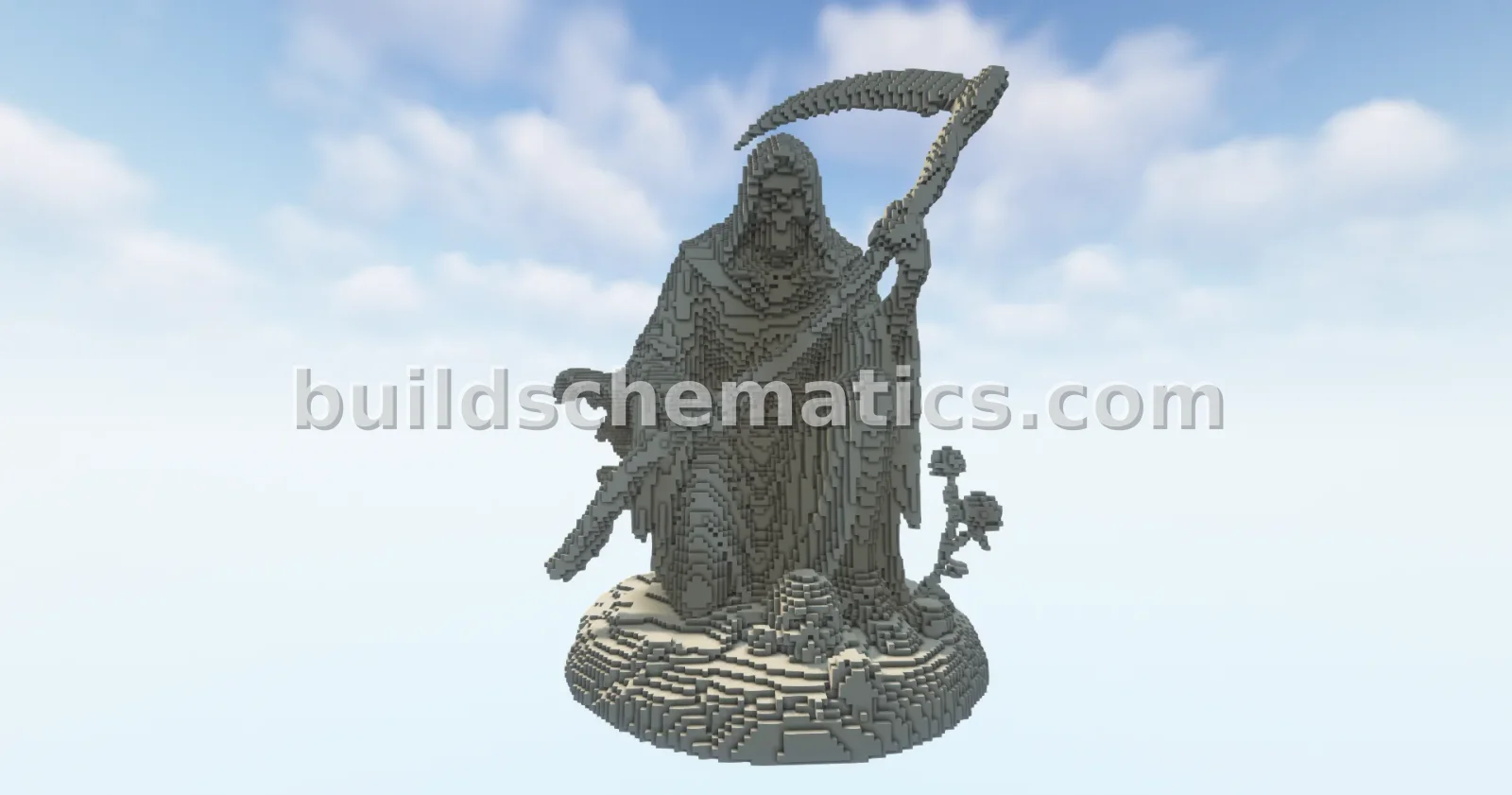 Reaper 7 Statue Minecraft Build