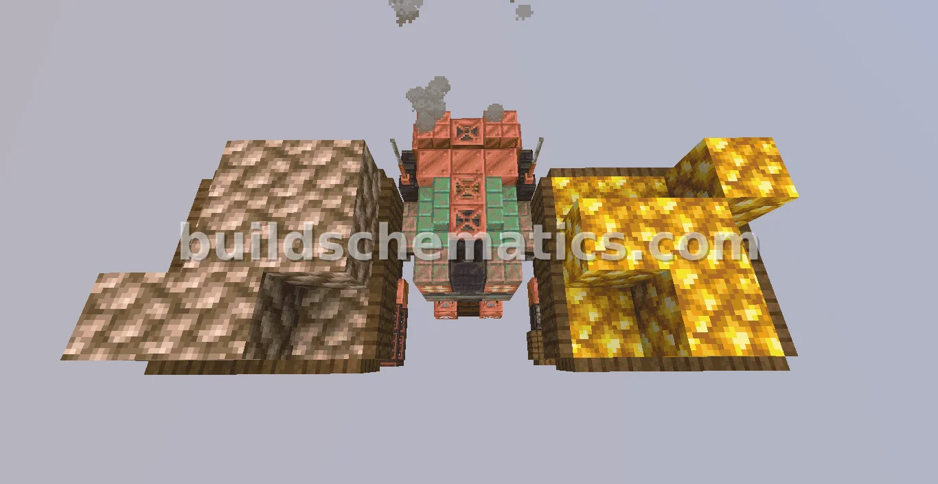 Steampunk Mining Robot Vehicle — view 3
