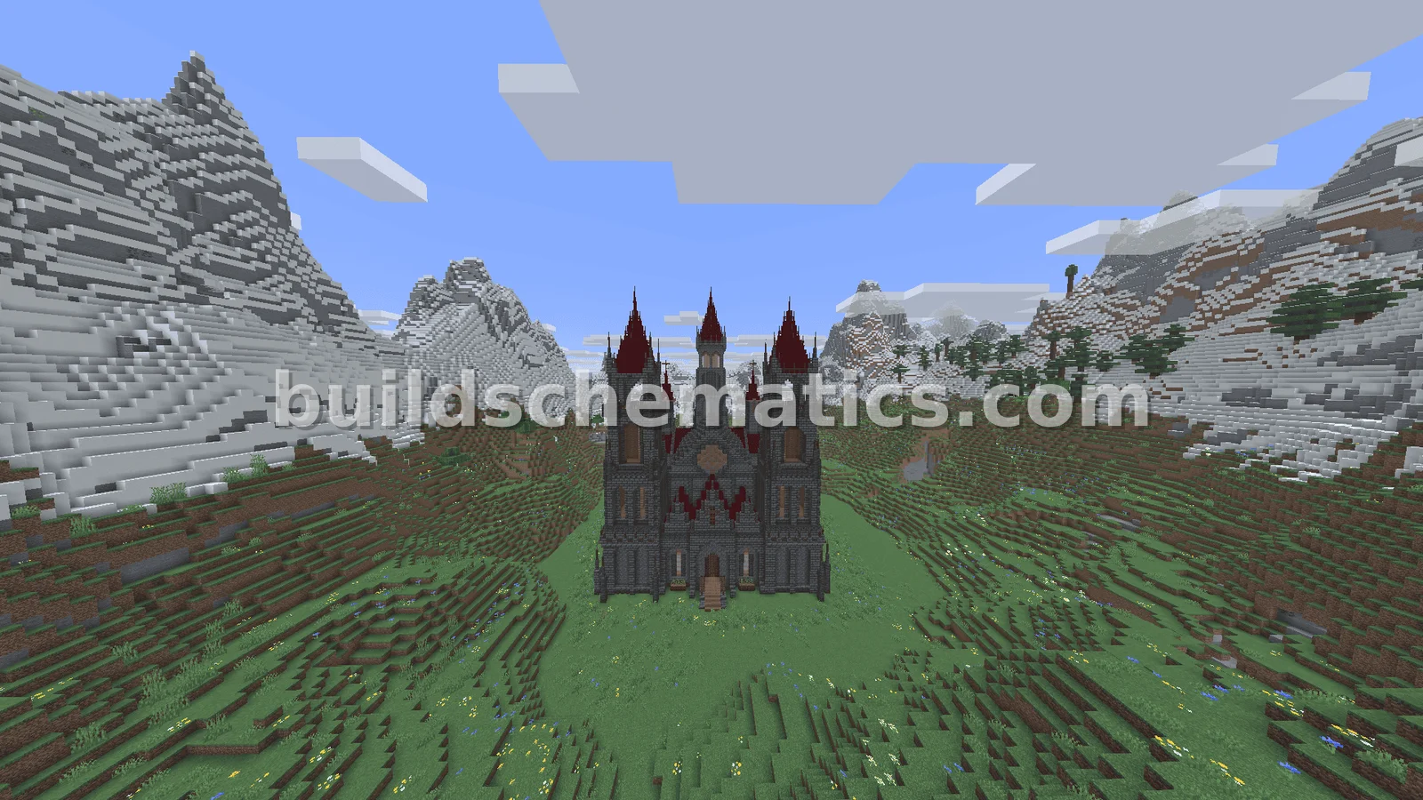 Medieval Gothic Castle Structure