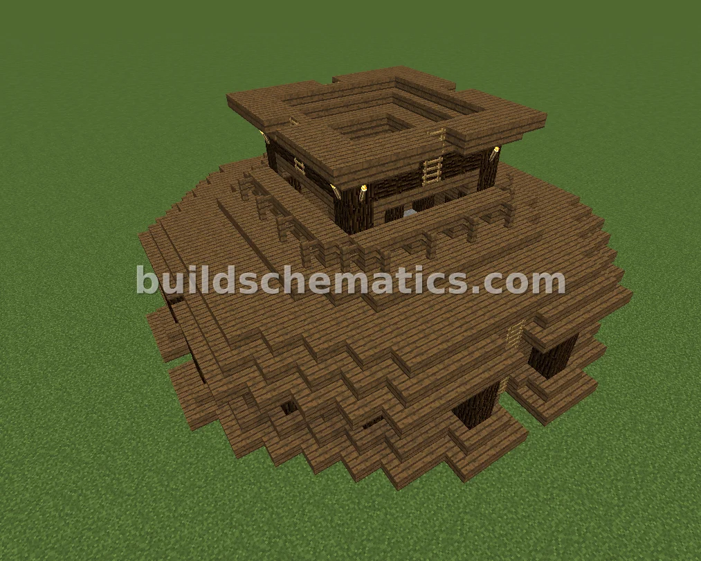 Medieval Spruce PvP Arena