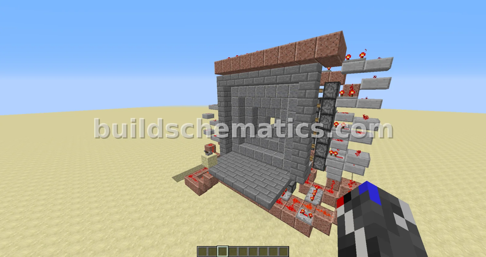 Redstone Spiral Doorway