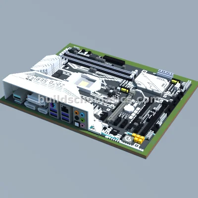 ASUS Z270-A Motherboard Pixel Art