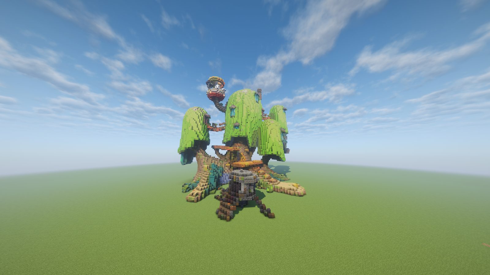 Adventure Time Tree House Build