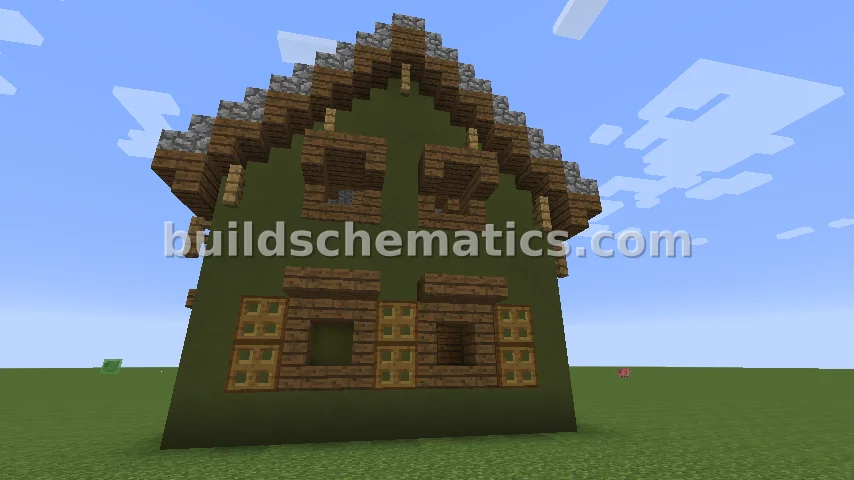 Small Village House With Shop — view 2