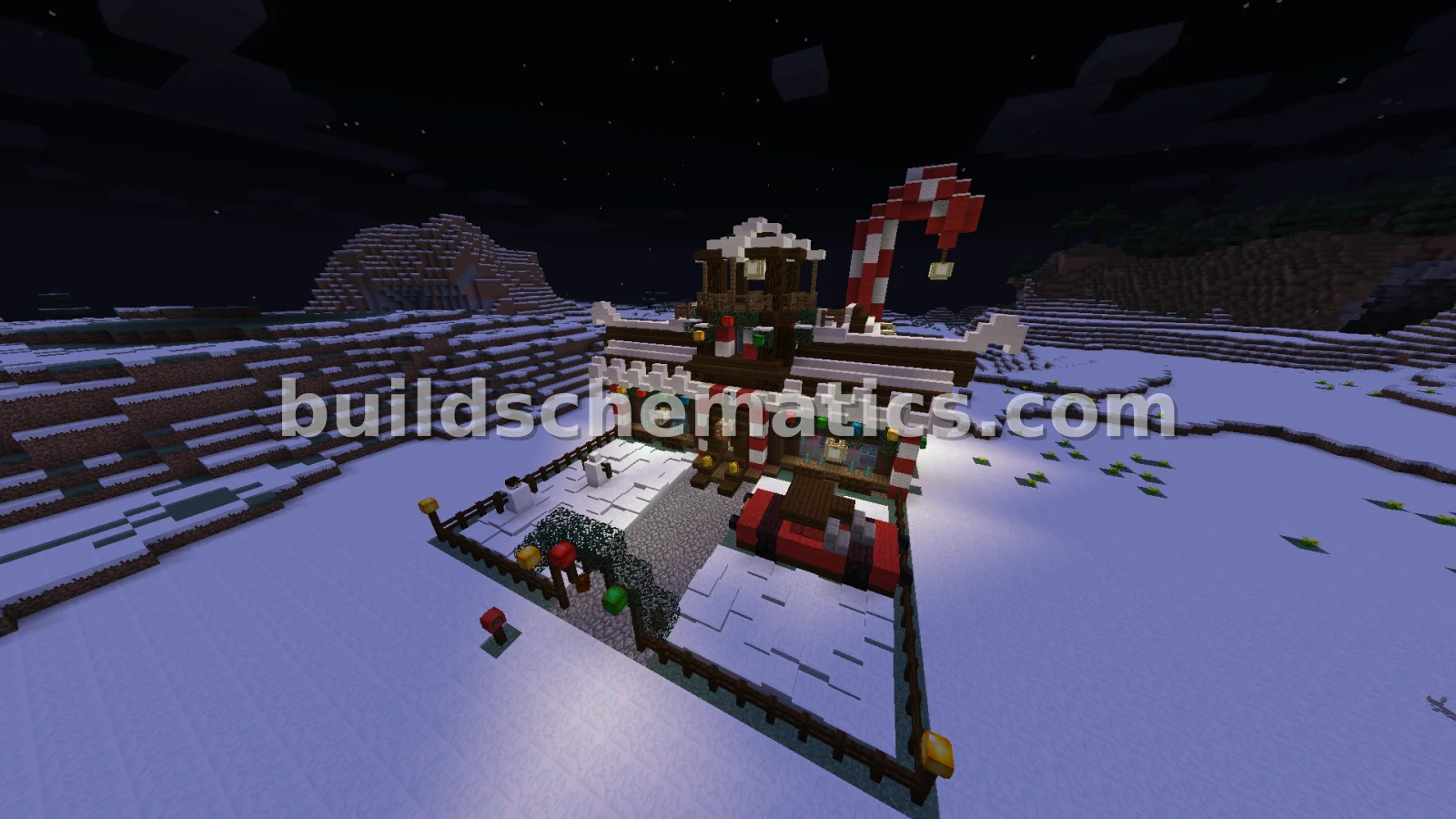 Christmas House for Advent Calendar
