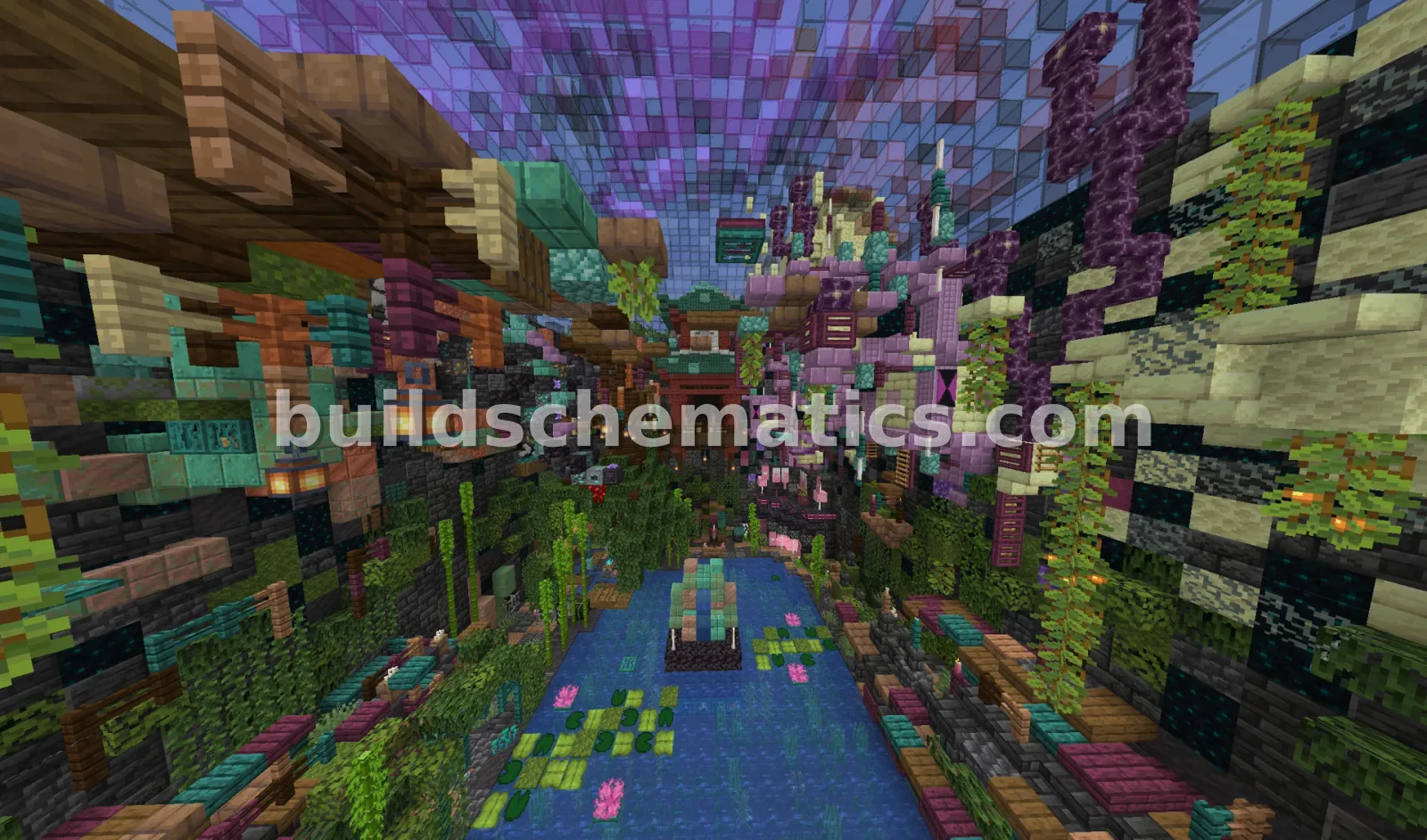 Vibrant Chroma Arch Minecraft Structure — view 3