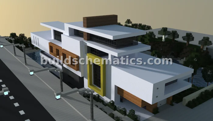 Modern Hillside Mansion — view 2