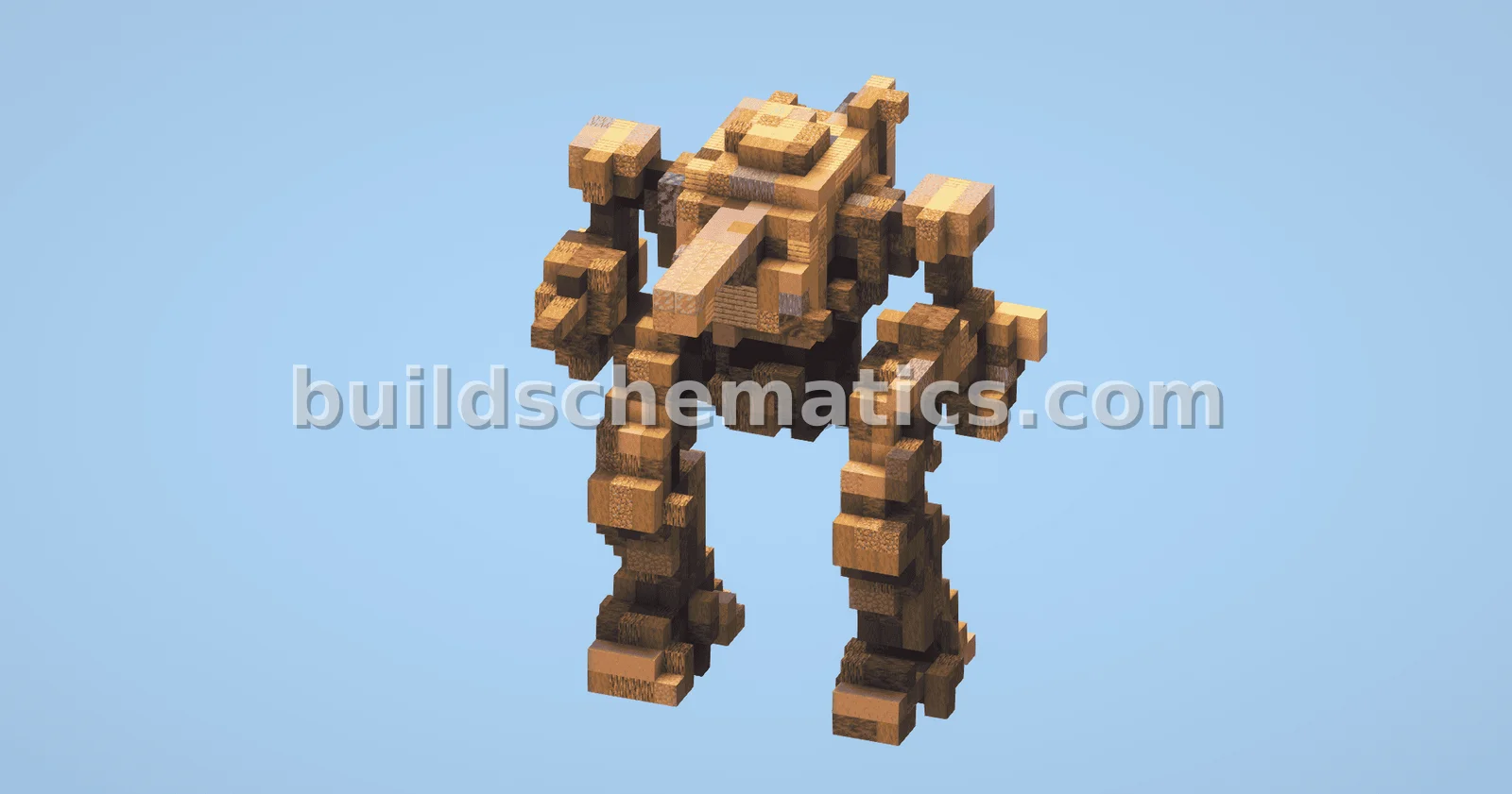 Small Sci-Fi Mech Statue
