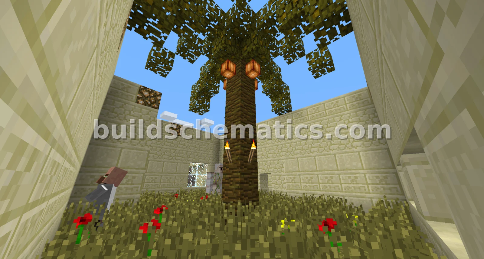 Desert City Maze With Custom Trees — view 2