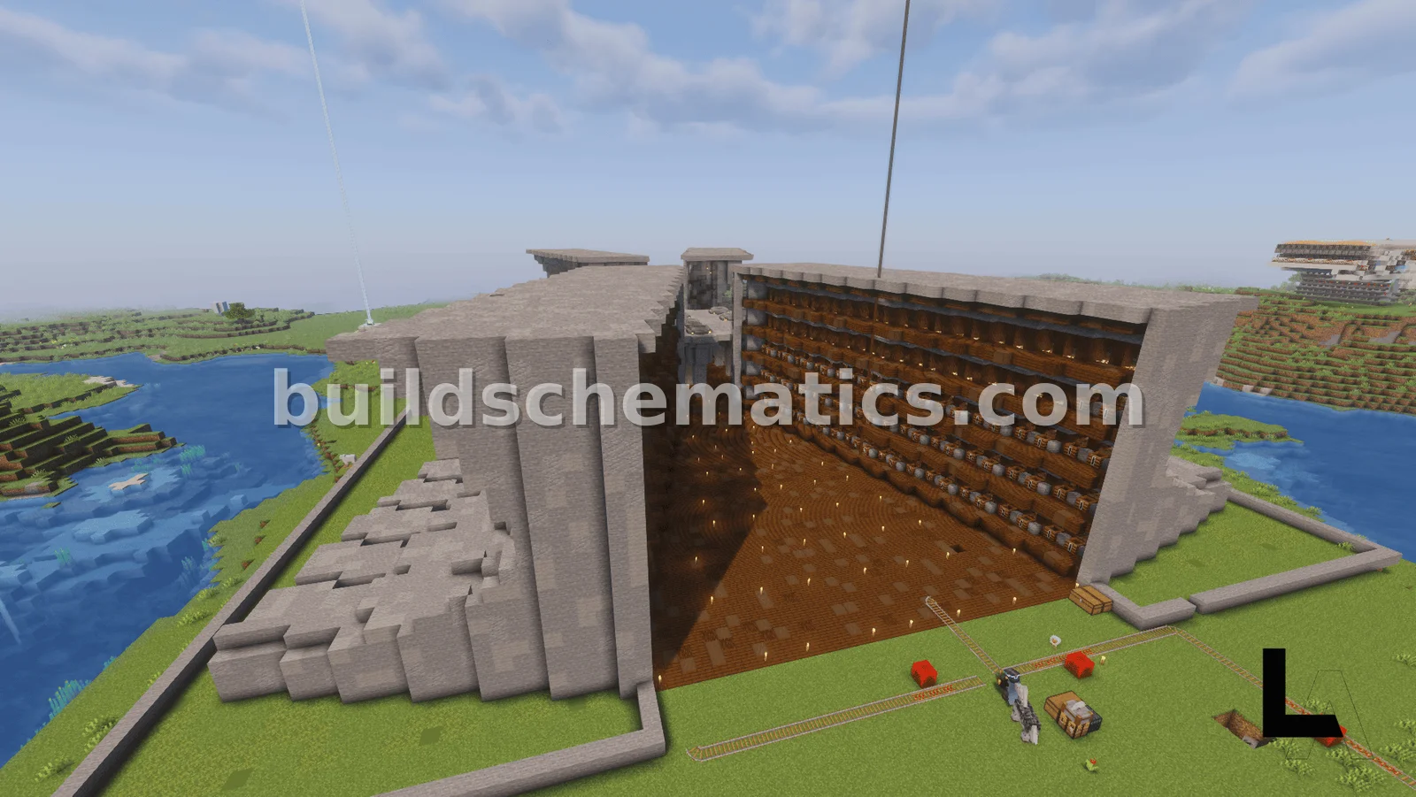 Giant Trading Hall Structure — view 5