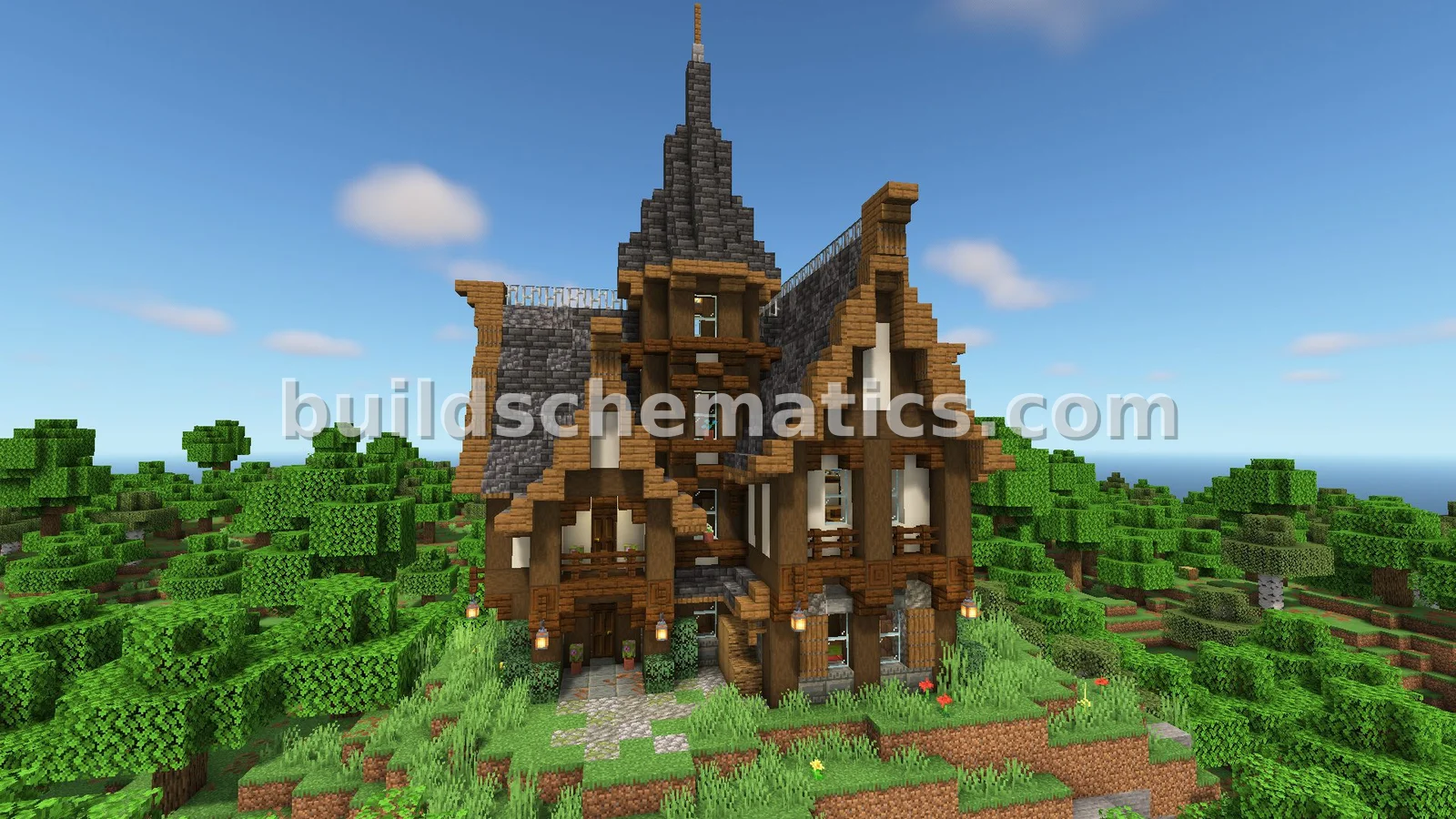 Medieval Fantasy House with Interior