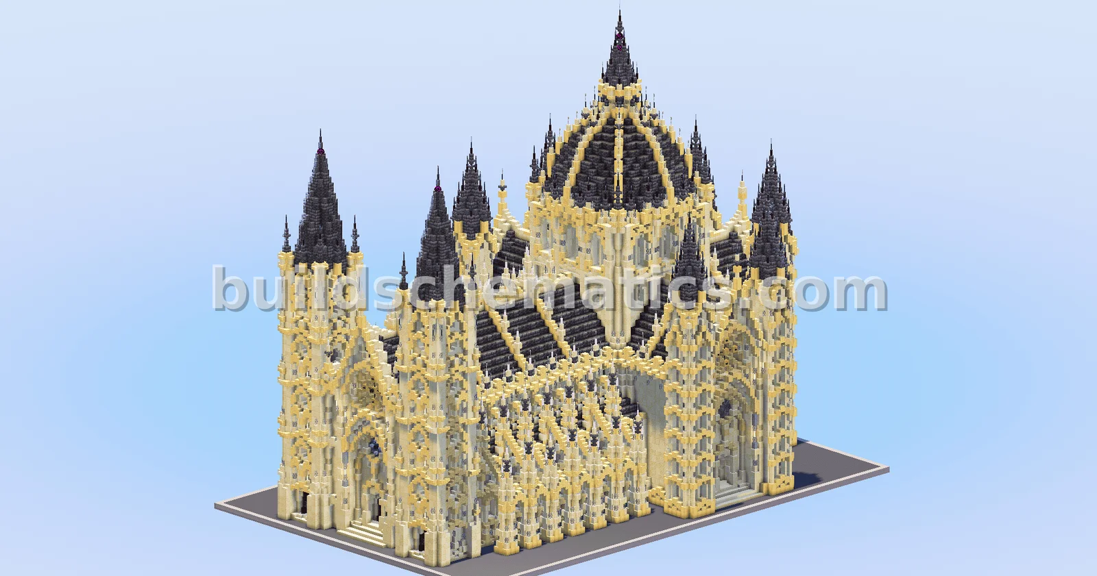 Gothic Cathedral Sandstone Structure