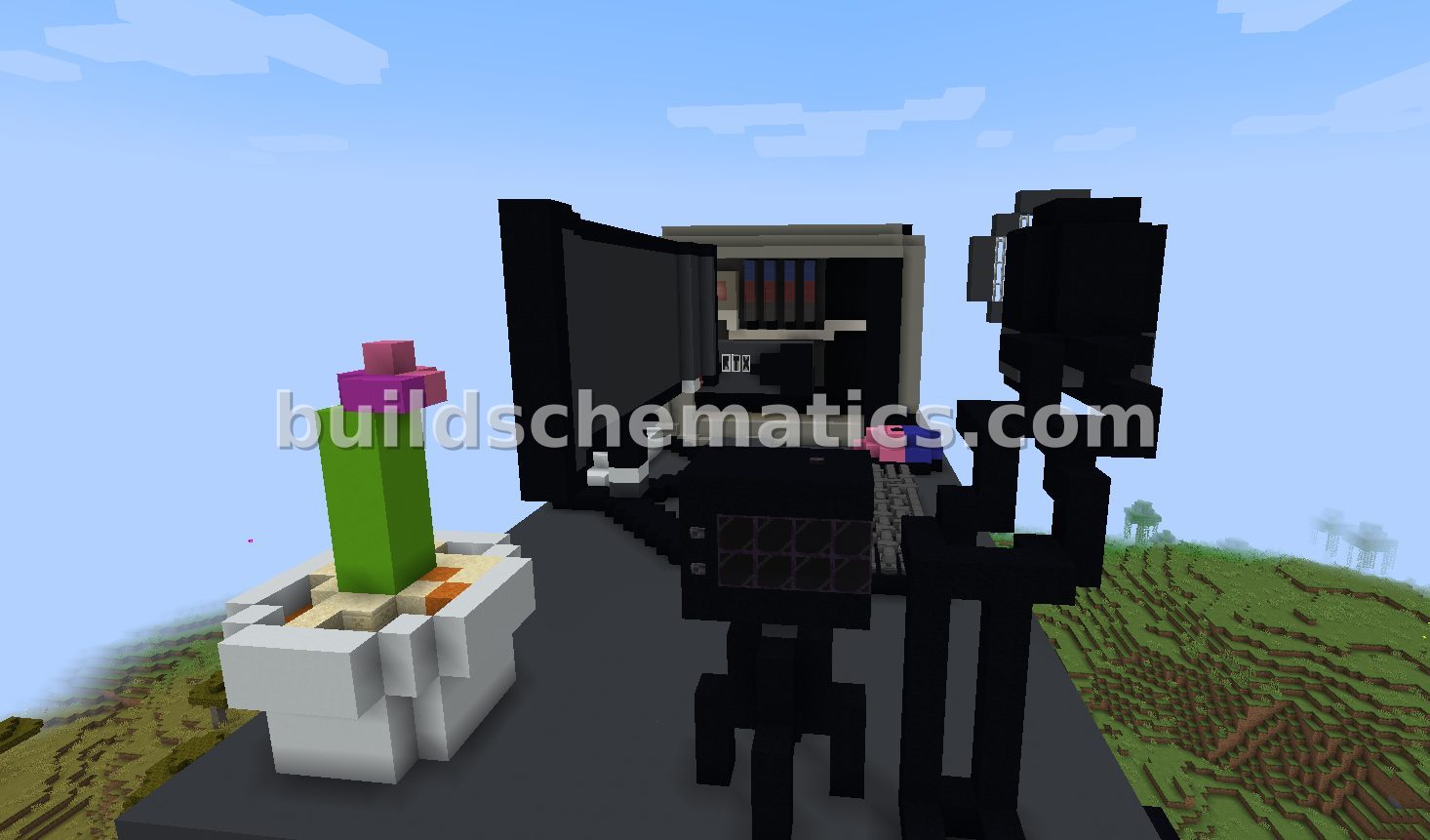 Minecraft Gaming Room Setup — view 2