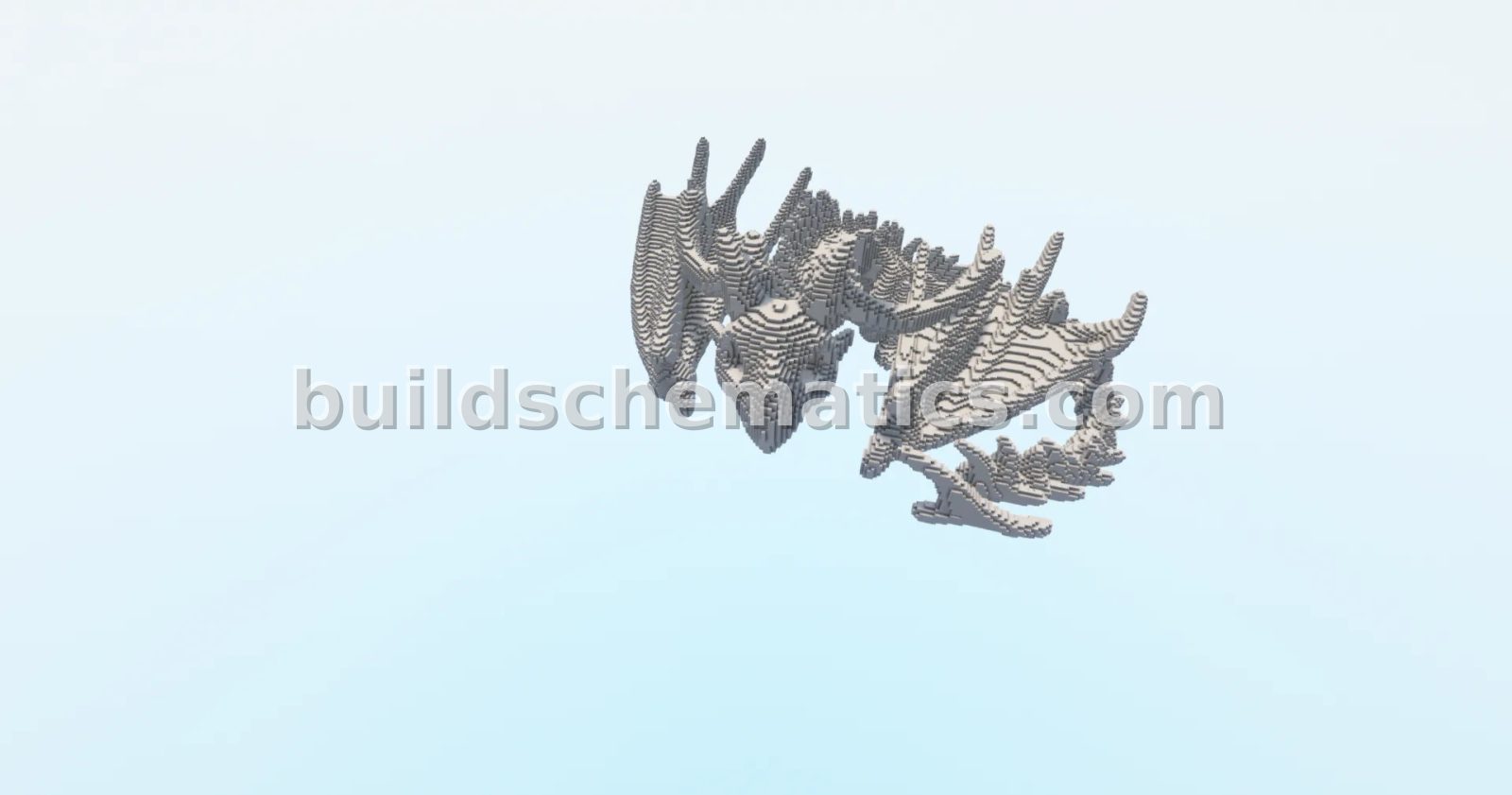 Dragon Skeletons Statue — view 4