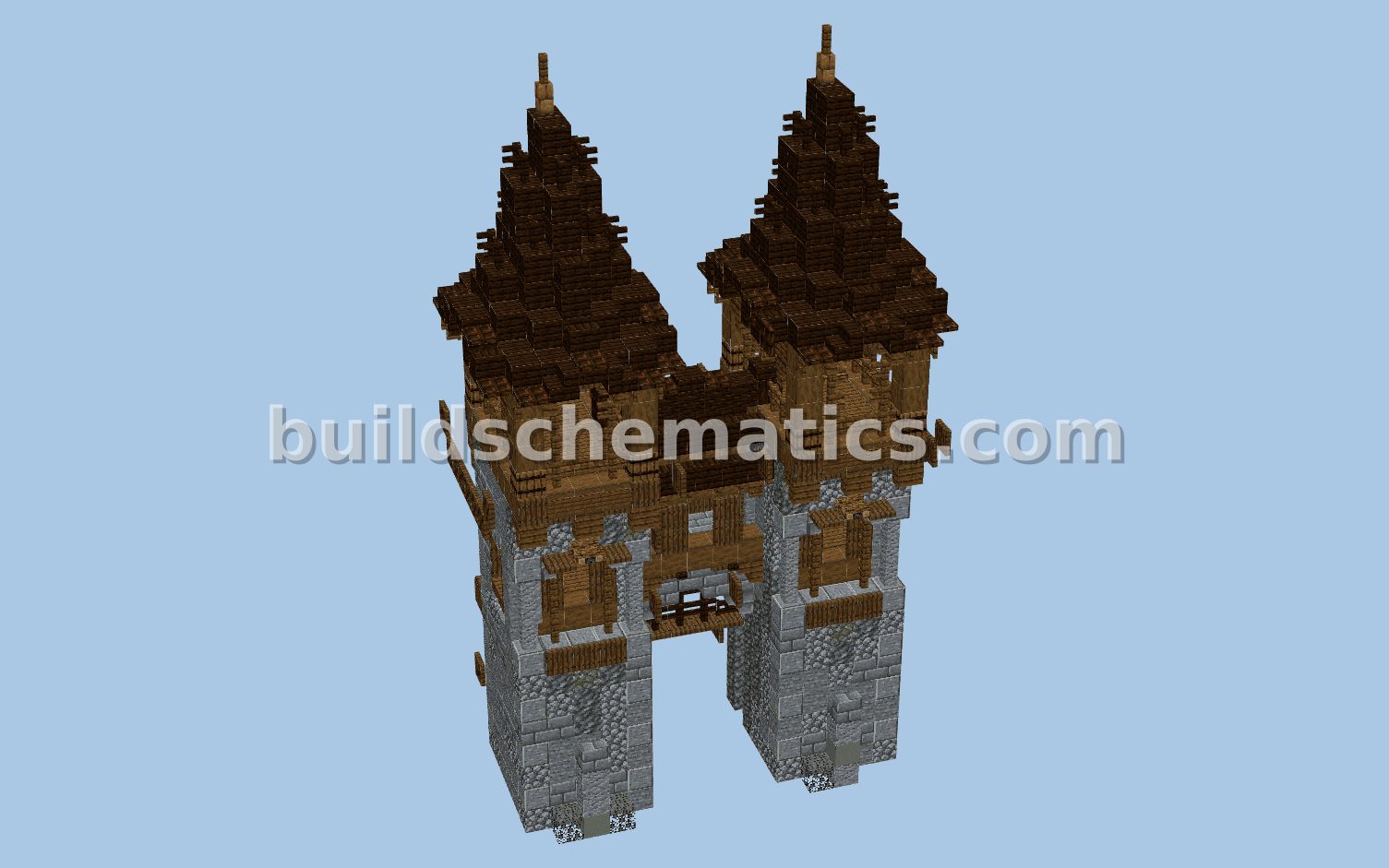 Medium Gate Castle Structure