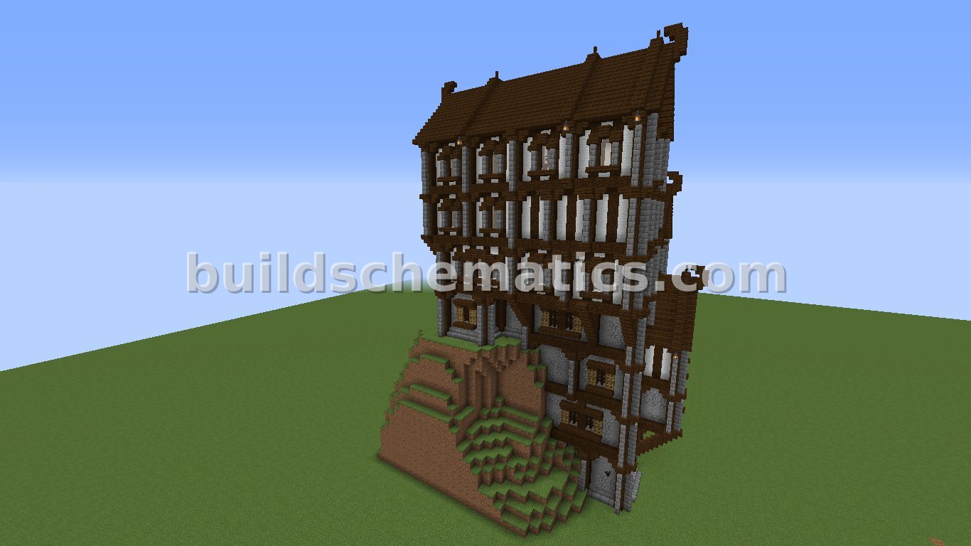 Medieval Town Building 22 Structure — view 2
