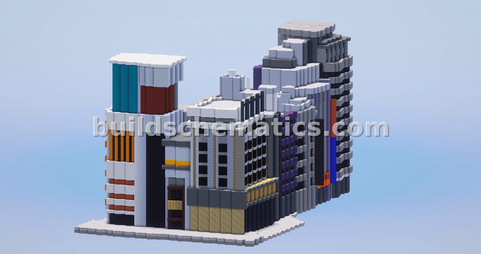 Modern City Apartment Building