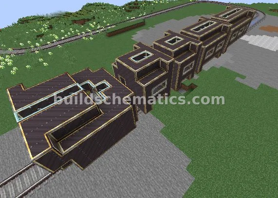 Brass and Glass Worm Train Vehicle