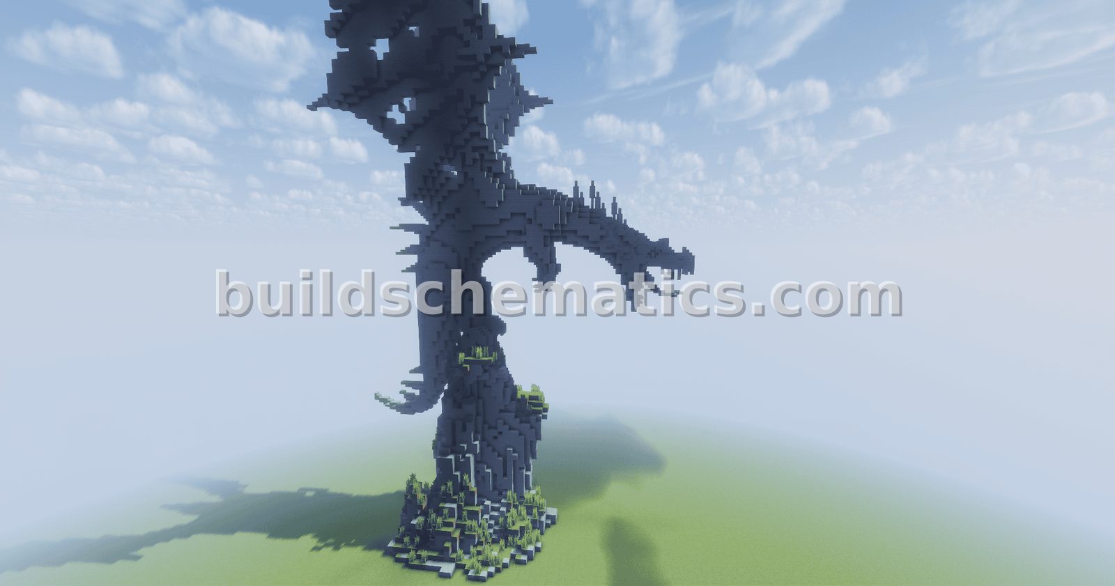 Majestic Dragon Sculpture for Minecraft Worlds — view 3