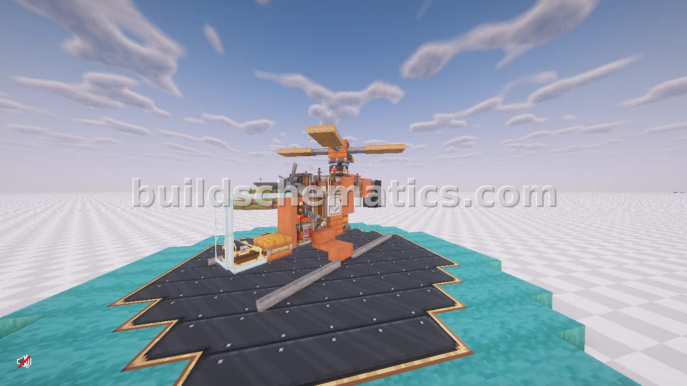 Lightweight Orange Scout Helicopter — view 4