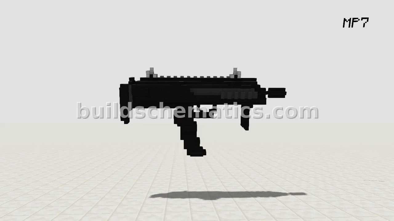 MP7 Submachine Gun Schematic