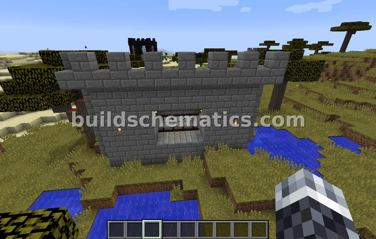 Castle Gate with Automatic Doors