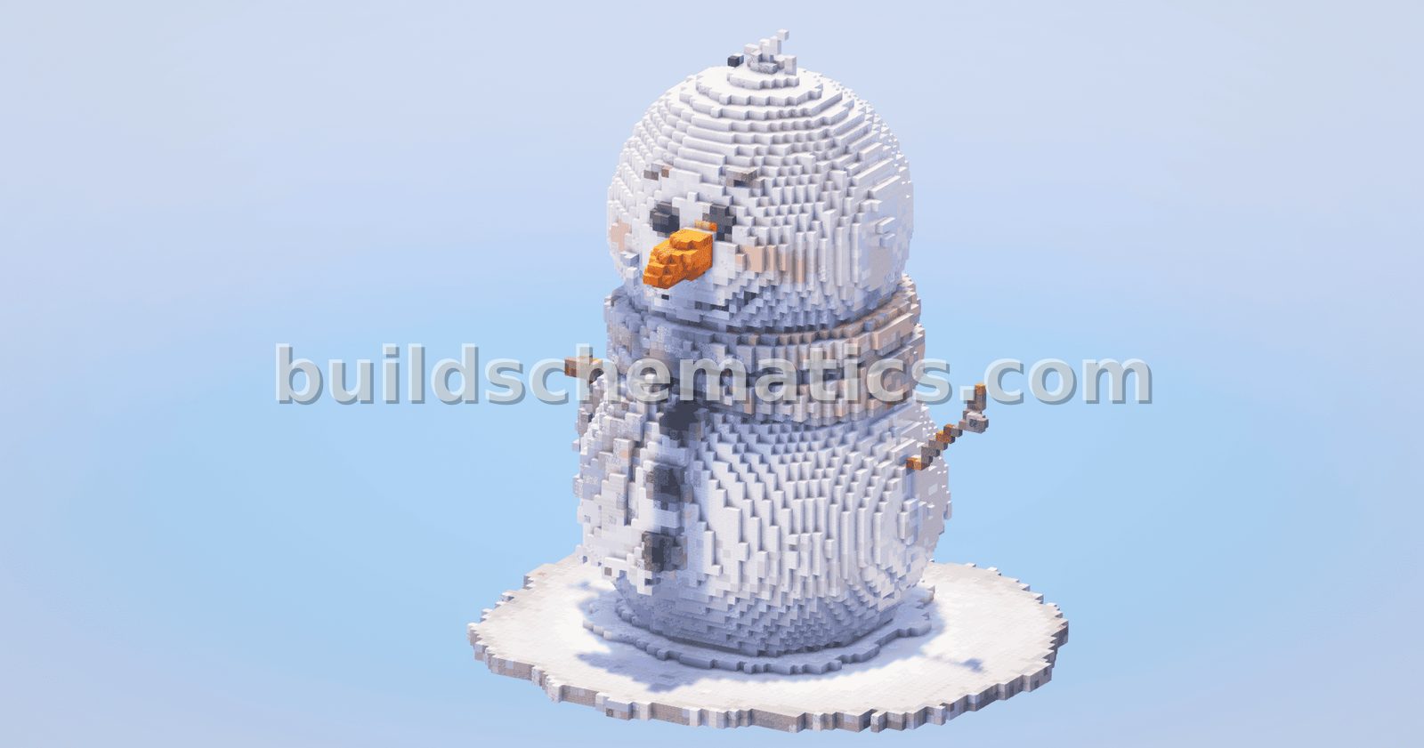 Olaf Cartoon Snowman