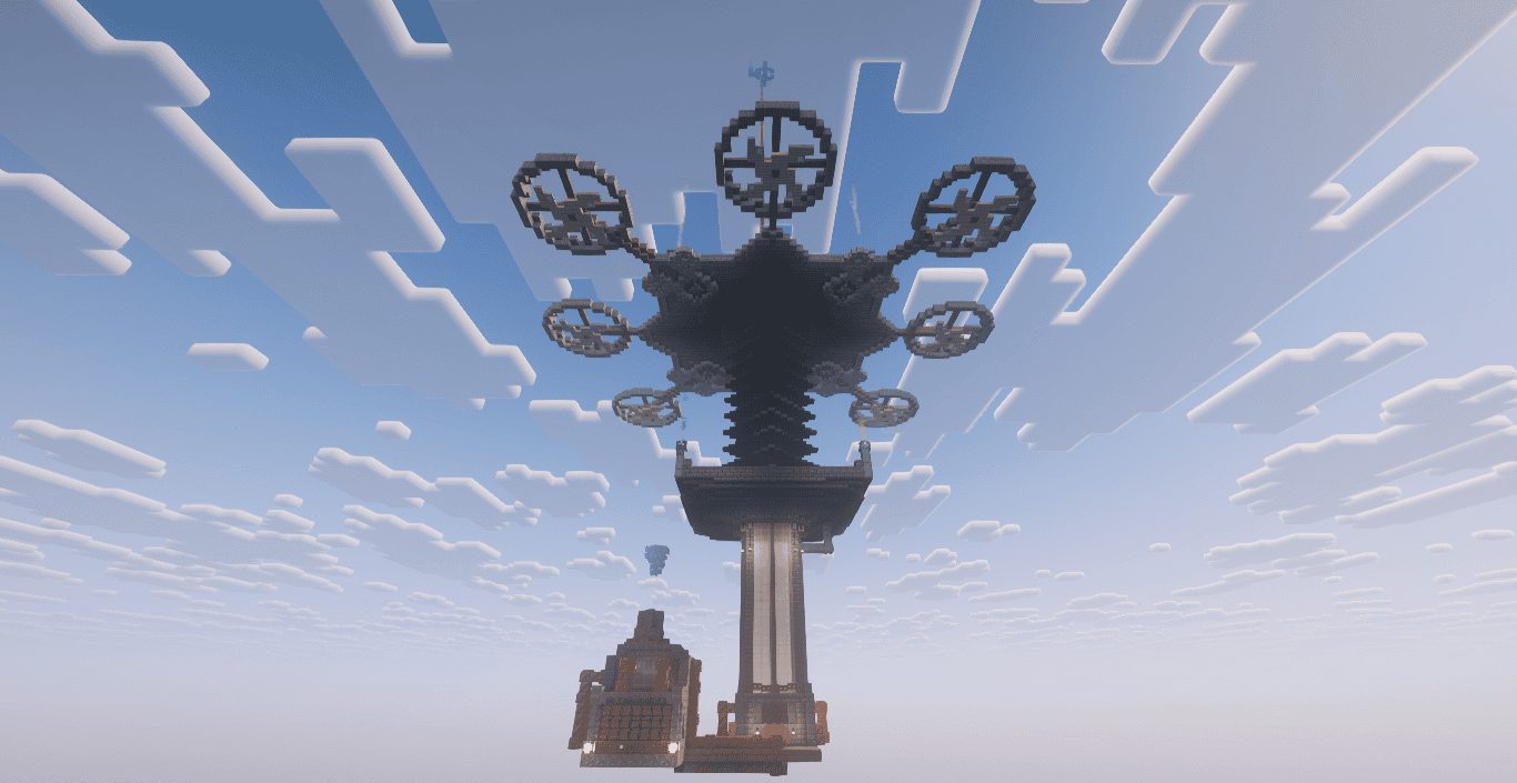 Steampunk Mob Farm with Sorting