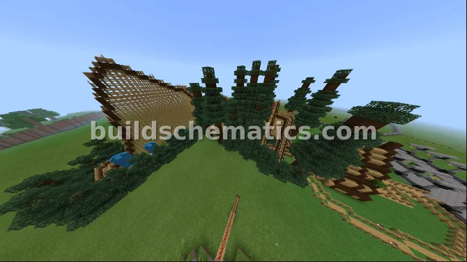 Automated Wooden Roller Coaster