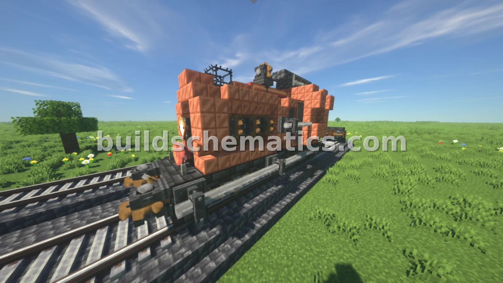 Classic Copper Diesel Shunter Locomotive