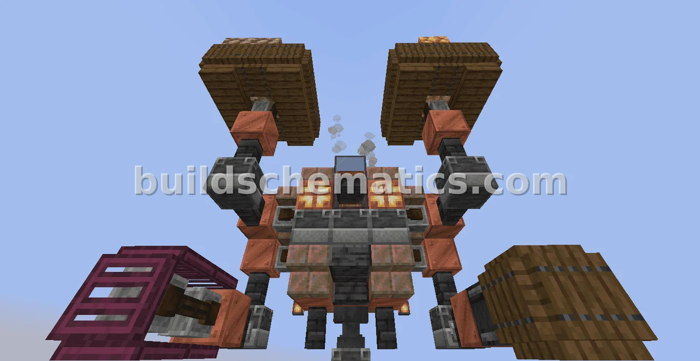 Steampunk Mining Robot Vehicle — view 4